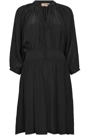Mos Mosh Dames, Jurken, Zwart, Maat: S Viscose