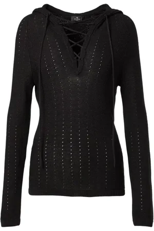Etro Dames, Truien, Zwart, Maat: XS