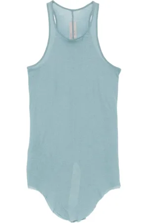 Rick Owens Dames, Tops, Blauw, Maat: M Katoen