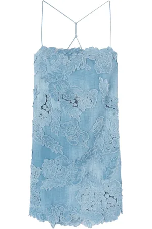 ERMANNO SCERVINO Dames, Jurken, Blauw, Maat: S Denim