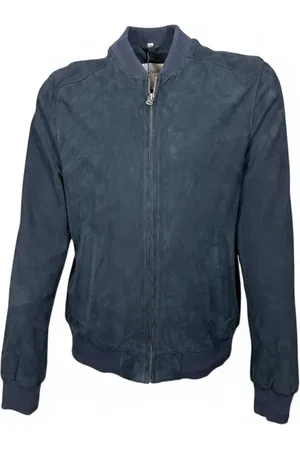 Oakwood Dames, Jassen, Blauw, Maat: S Suède