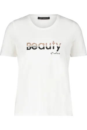 Betty Barclay Dames, Tops, Wit, Maat: M Leer
