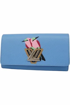 LOUIS VUITTON Dames, Pre-owned, Blauw, Maat: ONE Size Leer