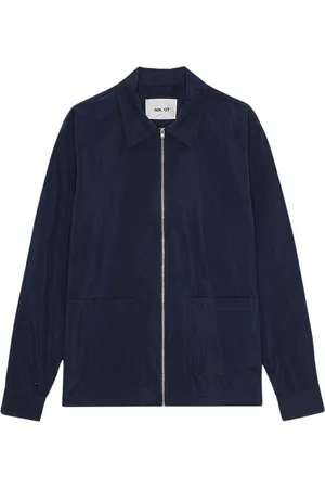 NN.07 Heren, Jassen, Blauw, Maat: L Katoen
