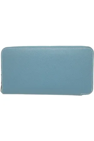Hermès Dames, Pre-owned, Blauw, Maat: ONE Size Leer