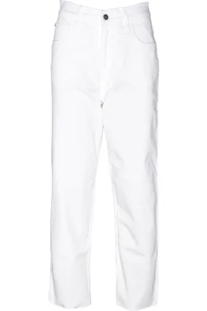 Cycle Dames, Jeans, Wit, Maat: W25 Katoen
