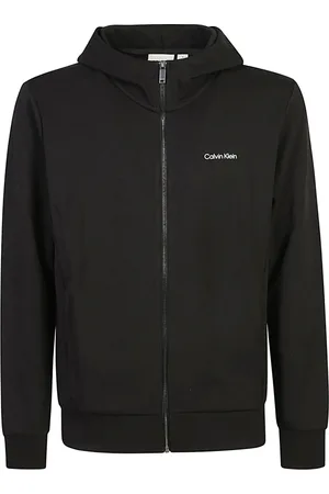Calvin Klein Heren, Sweatshirts & Hoodies, Zwart, Maat: L