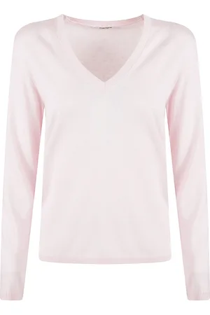 KANGRA CASHMERE Dames, Truien, Roze, Maat: S Zijde