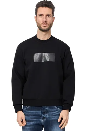 Armani Exchange Heren, Sweatshirts & Hoodies, Zwart, Maat: XL Katoen