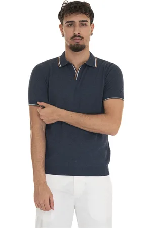 Gran Sasso Heren, Tops, Blauw, Maat: XL Katoen