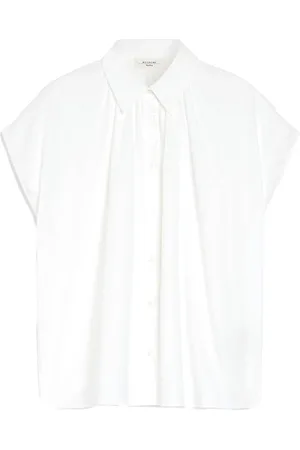 Max Mara Dames, Blouses & Shirts, Wit, Maat: XS Katoen