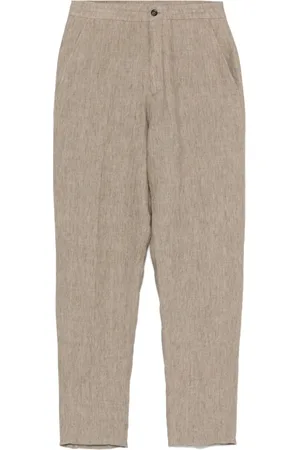 Ermenegildo Zegna Heren, Broeken, , Maat: 3XL Linnen