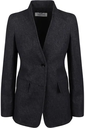 Max Mara Dames, Jassen, Blauw, Maat: S Denim