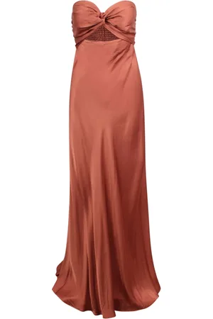 Essentiel Antwerp Dames, Jurken, Rood, Maat: L Satijn