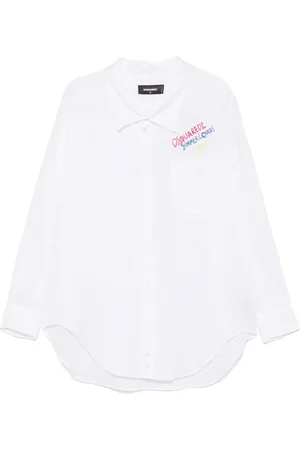 Dsquared2 Dames, Blouses & Shirts, Wit, Maat: 3XS