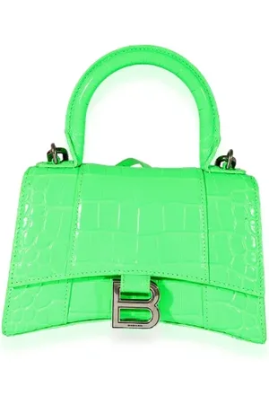 Balenciaga Dames, Pre-owned, Groen, Maat: ONE Size Leer