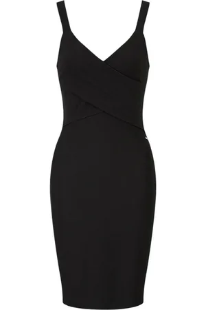 Armani Exchange Dames, Jurken, Zwart, Maat: S Poliester