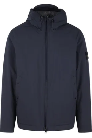 Stone Island Heren, Jassen, Blauw, Maat: XL Nylon