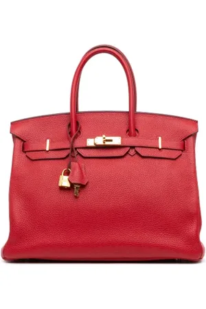 Hermès Dames, Pre-owned, Rood, Maat: ONE Size Leer