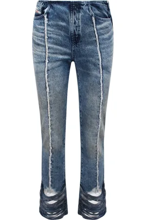 Diesel Dames, Jeans, Blauw, Maat: W26 Katoen