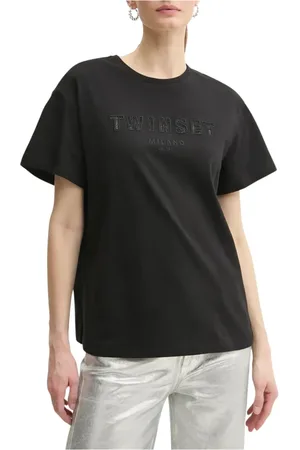 Twin-Set Dames, Tops, Zwart, Maat: XL