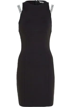 Tommy Hilfiger Dames, Jurken, Zwart, Maat: S Synthetisch