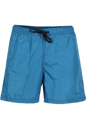 DRUMOHR Heren, Badkleding, Blauw, Maat: M Poliester