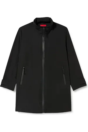 HUGO BOSS Heren, Mantels, Zwart, Maat: M