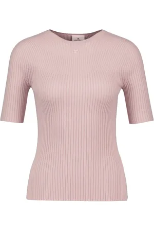 Courrèges Dames, Tops, Roze, Maat: M Katoen