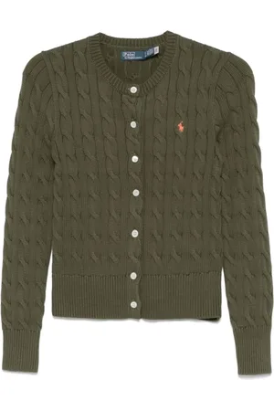 Ralph Lauren Dames, Truien, Groen, Maat: XS Katoen