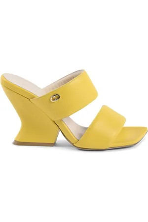 DEE OCLEPPO Dames, Schoenen, Geel, Maat: 39 EU Leer
