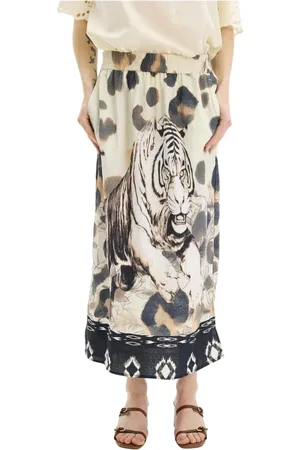 In Front Dames, Rokken, Veelkleurig, Maat: L Nylon