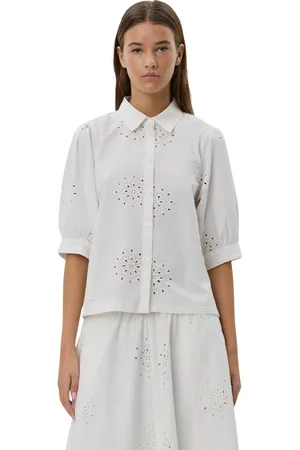 Sofie Schnoor Dames, Blouses & Shirts, Wit, Maat: L