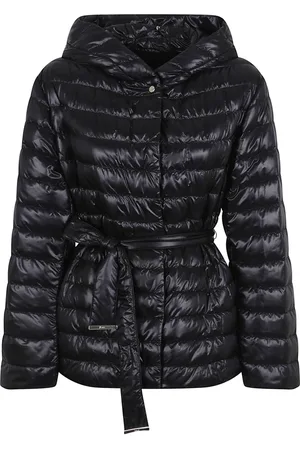 HERNO Dames, Jassen, Zwart, Maat: L Polyamide