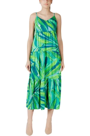 ONLY Dames, Jurken, Groen, Maat: S Viscose