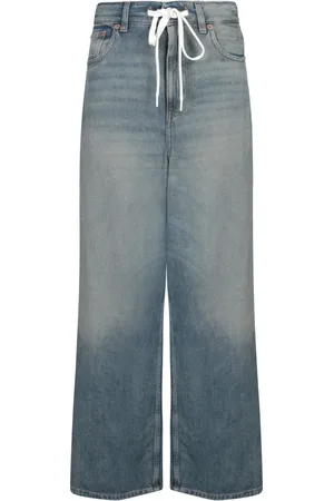 Maison Margiela Dames, Jeans, Blauw, Maat: W28 Katoen