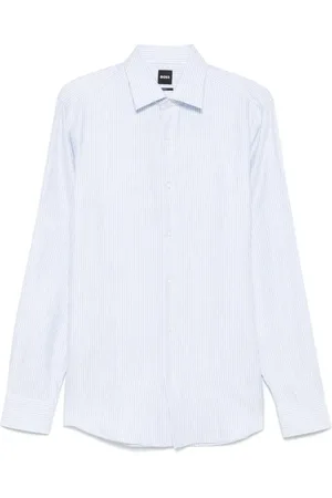 HUGO BOSS Heren, Overhemden, Blauw, Maat: M