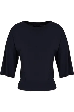 Armani Exchange Dames, Truien, Blauw, Maat: L