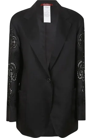 Max Mara Dames, Jassen, Zwart, Maat: S