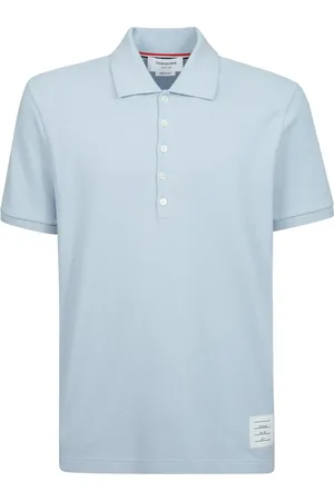 Thom Browne Heren, Tops, Blauw, Maat: L Katoen