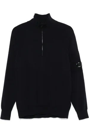 C.P. Company Heren, Sweatshirts & Hoodies, Blauw, Maat: M Wol