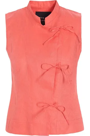 Bitte Kai Rand Dames, Tops, Rood, Maat: S Linnen