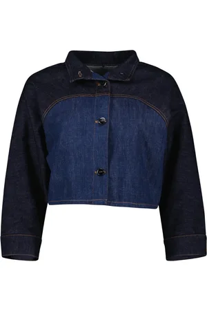 Fendi Dames, Jassen, Blauw, Maat: XS Denim