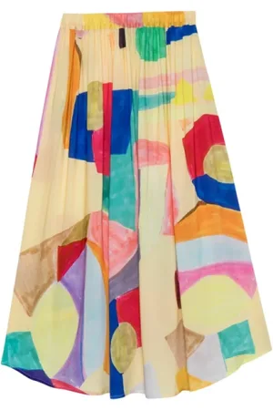 G.KERO Dames, Rokken, Veelkleurig, Maat: M Viscose
