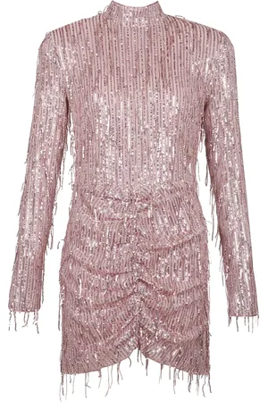 ROTATE Dames, Jurken, Roze, Maat: XL Poliester