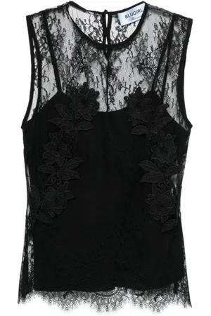 Blugirl Dames, Tops, Zwart, Maat: M