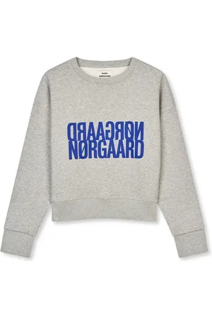 Mads Norgaard Dames, Sweatshirts & Hoodies, Grijs, Maat: XL Katoen