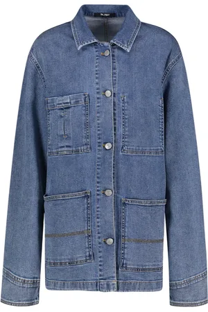 RE-HASH Dames, Jassen, Blauw, Maat: L Katoen