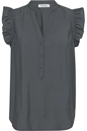 Co`Couture Dames, Blouses & Shirts, Blauw, Maat: M Modal