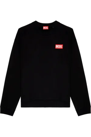 Diesel Heren, Sweatshirts & Hoodies, Zwart, Maat: XL Katoen